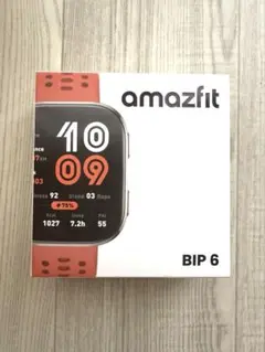 未開封新品 アマブフィットAmazfit Bip6レッド