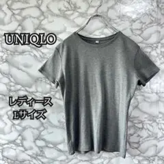 UNIQLO レディース Lサイズ グレー Tシャツ 半袖 ユニクロ