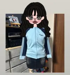 MIZUNO 水色・ネイビー ジャージジャケット