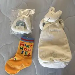 MIKI HOUSE ウサギラトルと靴下セット