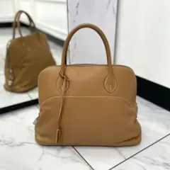 HERMES エルメス ボリードリラックス35 ヴォーシッキム ベージュ