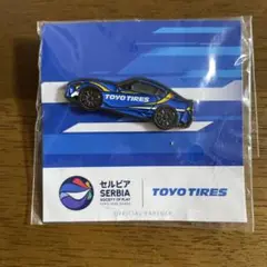 関西万博セルビア館Toyo Tires スポーツカー ピンバッチ