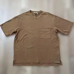 ユニクロ　半袖Tシャツ　茶色