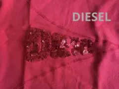 DIESEL 赤 半袖 Tシャツ Sサイズ
