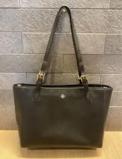 TORY BURCH トートバッグ ブラック 通勤 通学 黒 保存袋付き