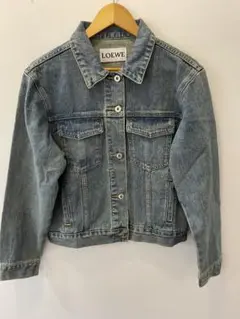 定価20万✨新品 ロエベ 高級デニムジャケット ポンチョ 近年モデル ブルー M 定価20万✨新品 ロエベ 高級デニムジャケット ポンチョ 近年