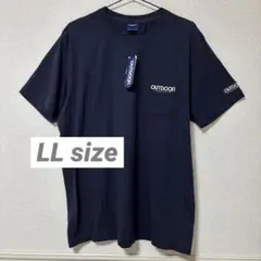 新品　OUTDOOR メンズ　Tシャツ LL ネイビー　紺　アウトドア　タグ付き