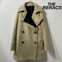 美品 THE RERACS ザ•リラクス 上質 メルトンピーコート ベージュ