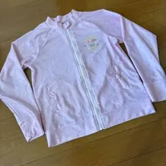 ピンク ハート模様 ラッシュガード130