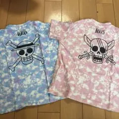 ONE PIECE 海賊マーク Tシャツ シャンクス　2枚　 110 ルフィ
