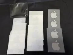 Apple シール　11枚　アップル純正　シルバー・ホワイト