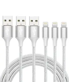 ⭐️匿名配送❣️iphone 充電 ケーブル【MFi認証】　2m 3本