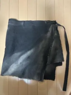 Attachment アタッチメント ラップ 巻き スカート 麻