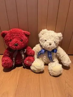 テディベア ぬいぐるみ セット販売 紅白