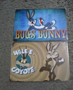 ブリキ看板　BUGS BUNNY　coyote