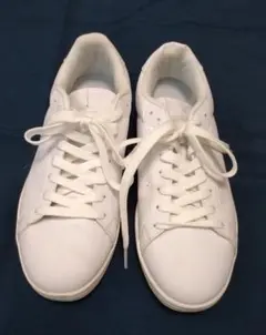 ミズノMIZUNO通学靴白25.0㎝美品