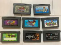 ゲームボーイアドバンス　ソフト8本(ブレスオブファイア2、熱血コレクション1等)