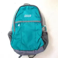 [美品]Coleman ターコイズ リュック縦35㌢