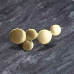 ゴールド ブローチ バブル ツヤ 北欧 アンティーク ミナペルホネンお好きな方に