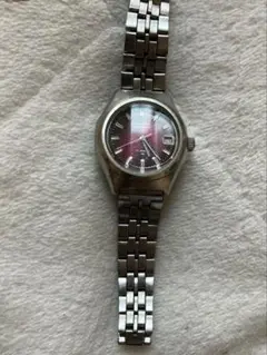 Seiko- 自動巻き時計 ピンクダイヤル 日付表示