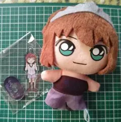 名探偵コナン　灰原哀2点セット(ぬいぐるみマスコット＋ミニアクスタ)