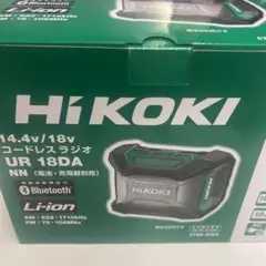 ハイコーキ 14.4V 18V コードレスラジオ UR18DA NN