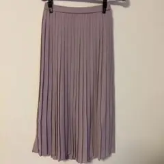 ユニクロ　ピンク　プリーツスカート
