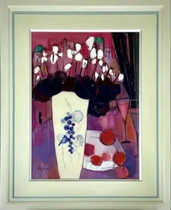 折橋真理子 「マーガレット」 油絵・油彩画 絵画 折橋 真理子 『マーガレット』 油彩画 - 北海道画廊