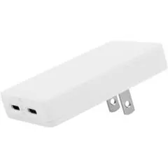 【新品】オウルテック 薄型AC充電器 PD45W USB Type-C×2口