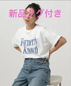 新品タグ付きBAYFLOW ピグメントロゴショートスリーブT