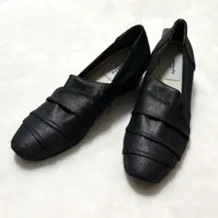 section d'or パンプス　フラットシューズ　ブラック