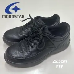 moonstar メンズ　かさジュアルシューズ　ブラック　26.5cm EEE