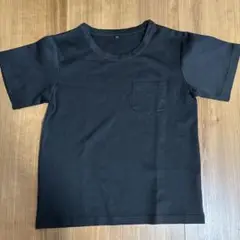 黒 半袖 Tシャツ ポケット付き