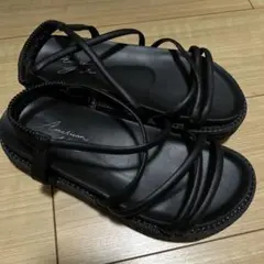 【美品】AMERICAN HOLIC フットベッドコードサンダル　Mサイズ