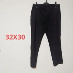 【1点限定♥️】ブラック スリムフィットパンツ 32X30