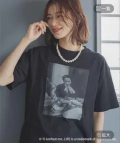 【美品】studio clipフォトグラフィックTシャツ BIGサイズ