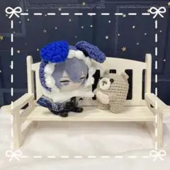 小柳ロウカラー たれみみフード♡ ぬい服 ぱぺ服