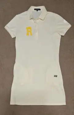 【訳あり特価・極美品】ロサーセン レディースゴルフポロワンピース M