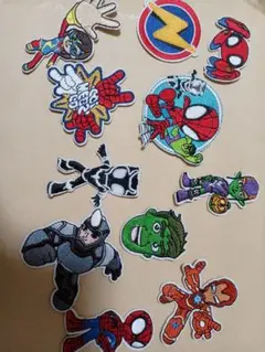 スパイディ　スパイダーマン　アイロンワッペン　夏休み価格にしました
