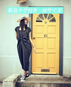 deru2828 Oasis・楽園 ドレープ ワンピース 【新品タグ付きM】