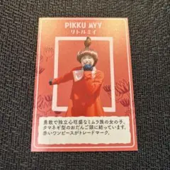 ムーミンバレーパーク 80周年 記念カード　リトルミィ
