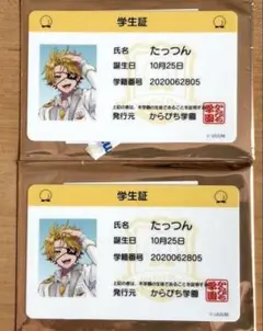 【カラフルピーチ】トレーディング学生証