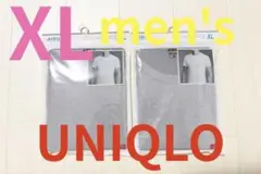 ●新品未開封●ユニクロメンズ●エアリズムインナーTシャツ2枚セット●グレー●XL