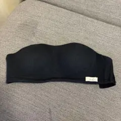 tu bacci 2wayリブストラップレスブラ