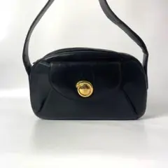 カルティエ パンテール カーブレザー 黒 ショルダーバッグ