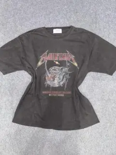CONFIRM グラフィックTシャツ ダークグレー