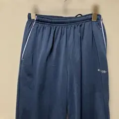 ケイパ　ハーフパンツ(L)ネイビーロゴワンポイント　ストレッチジャージ給水速乾