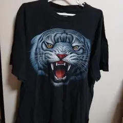 ホワイトタイガー Tシャツ 黒