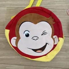 おさるのジョージ リュック 赤と黄色