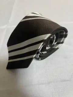 【美品】THE SUIT COMPANY ネクタイ ストライプ　ブラウン